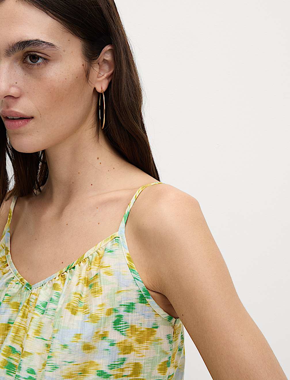 Lyocell Rich Printed Cami Top