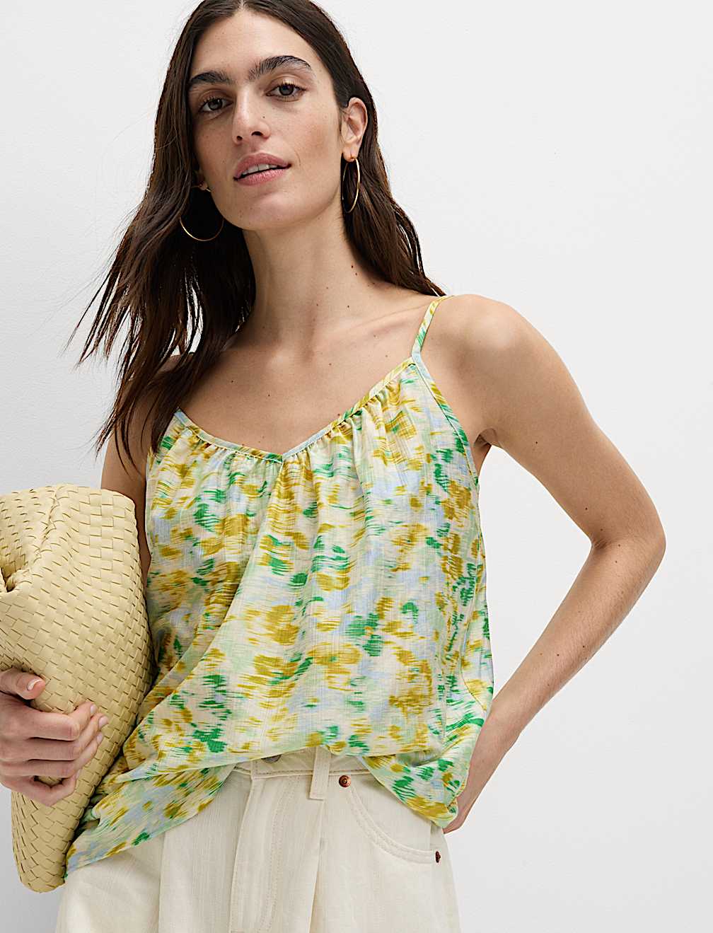 Lyocell Rich Printed Cami Top