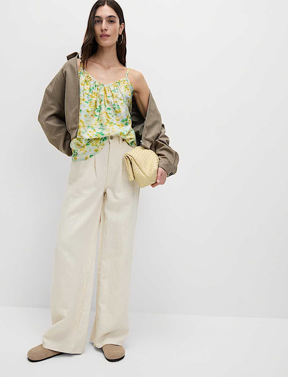 Lyocell Rich Printed Cami Top