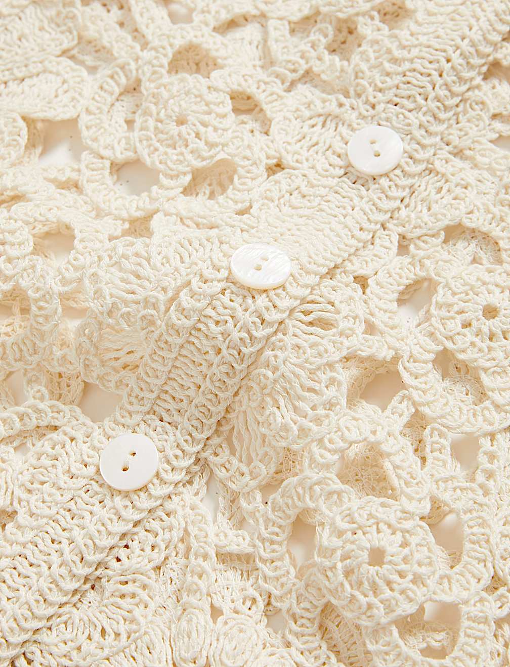 Crochet Collared Shirt