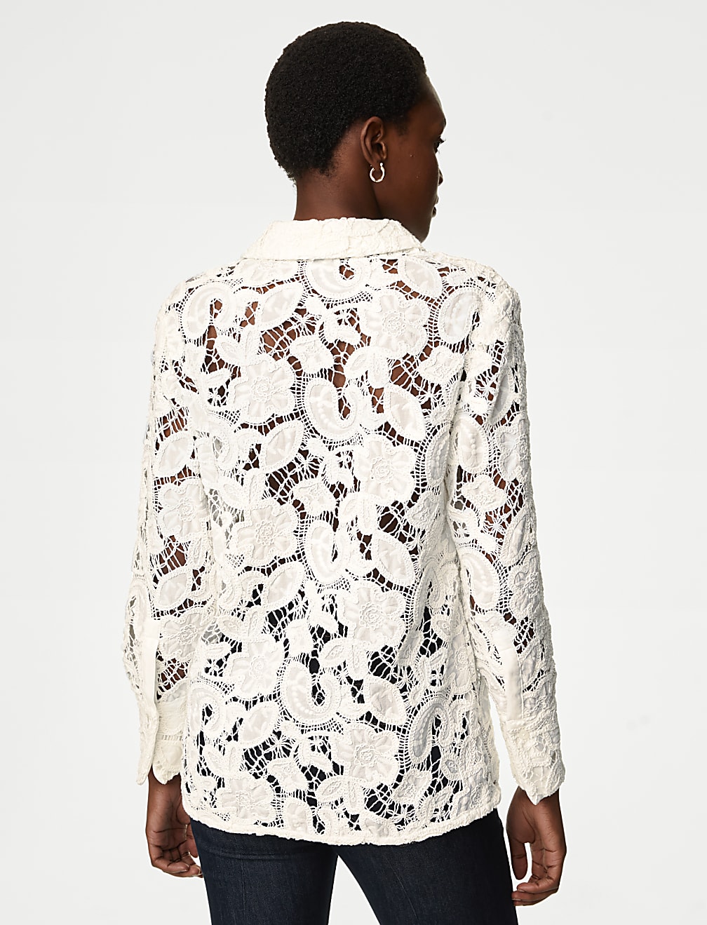 Pure Cotton Broderie Shirt