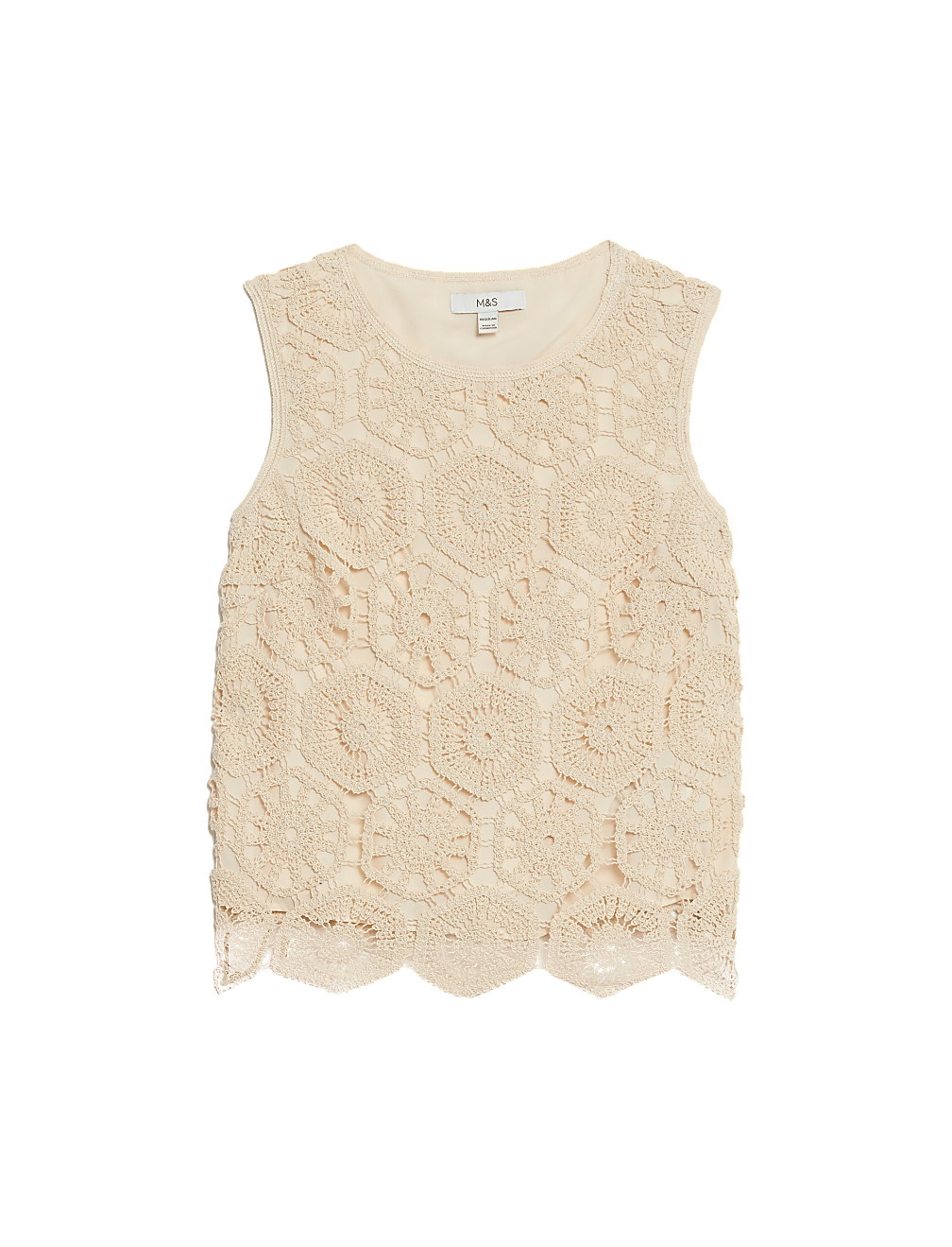 Cotton Rich Broderie Crop Top