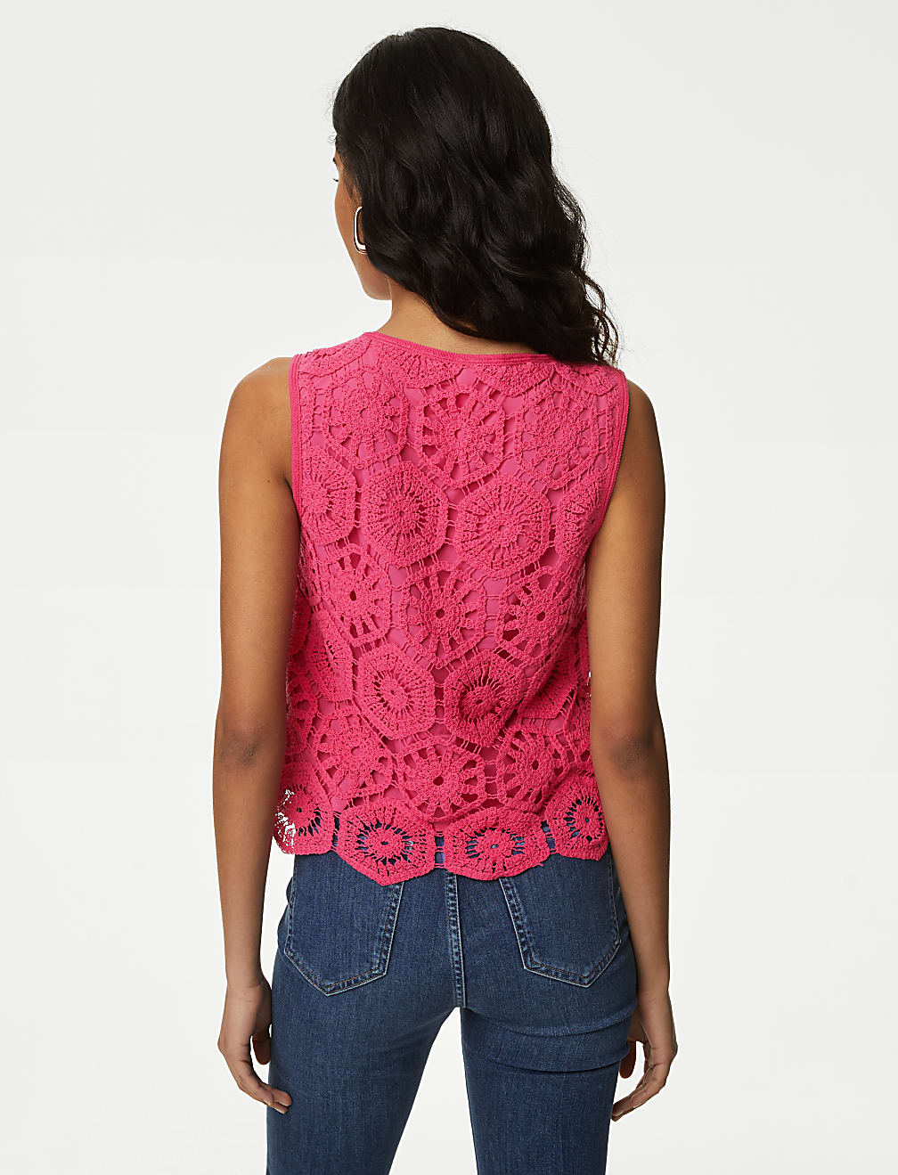 Cotton Rich Broderie Vest