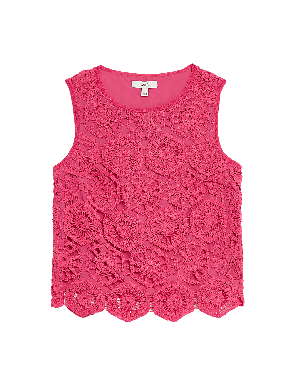 Cotton Rich Broderie Vest