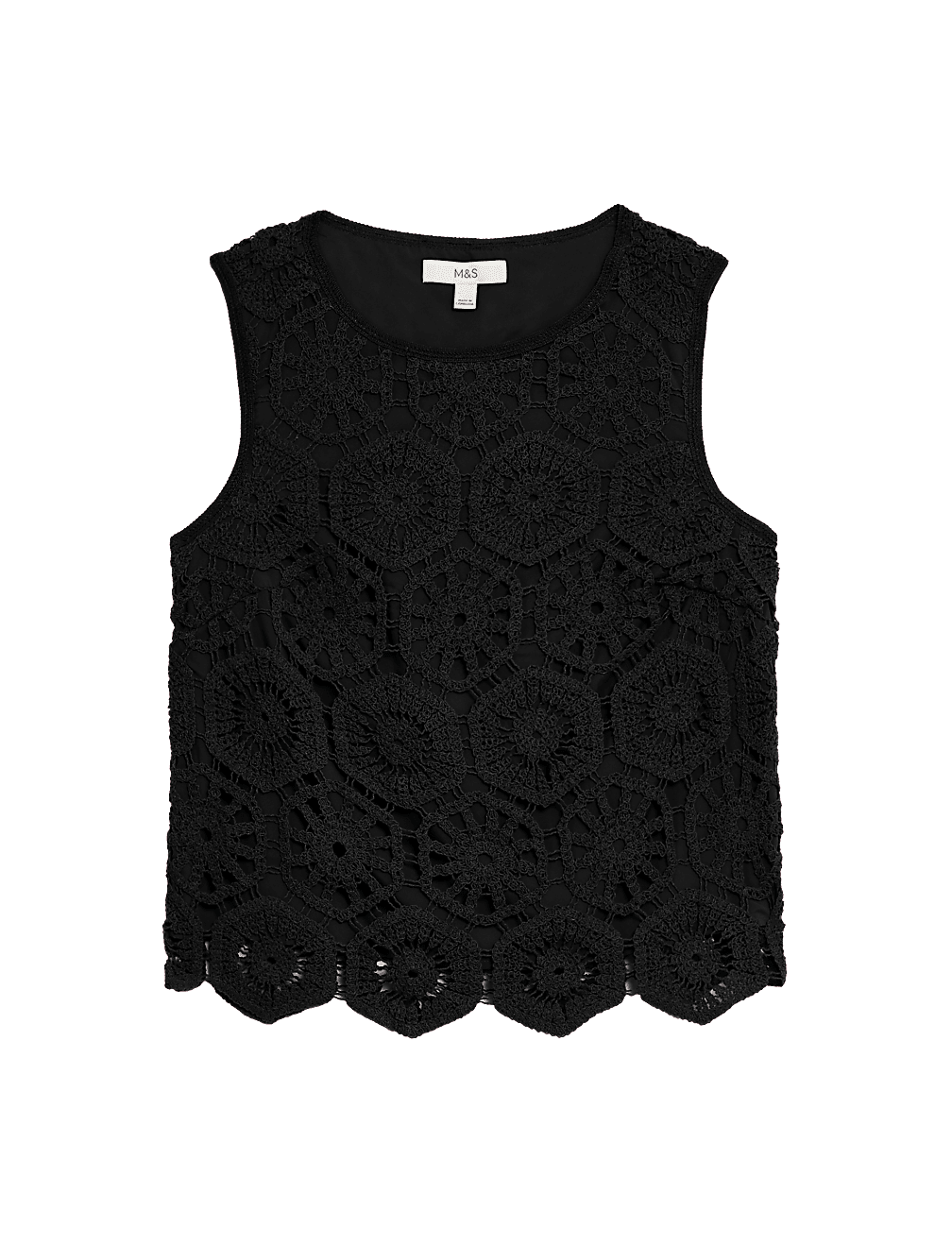 Cotton Rich Broderie Vest