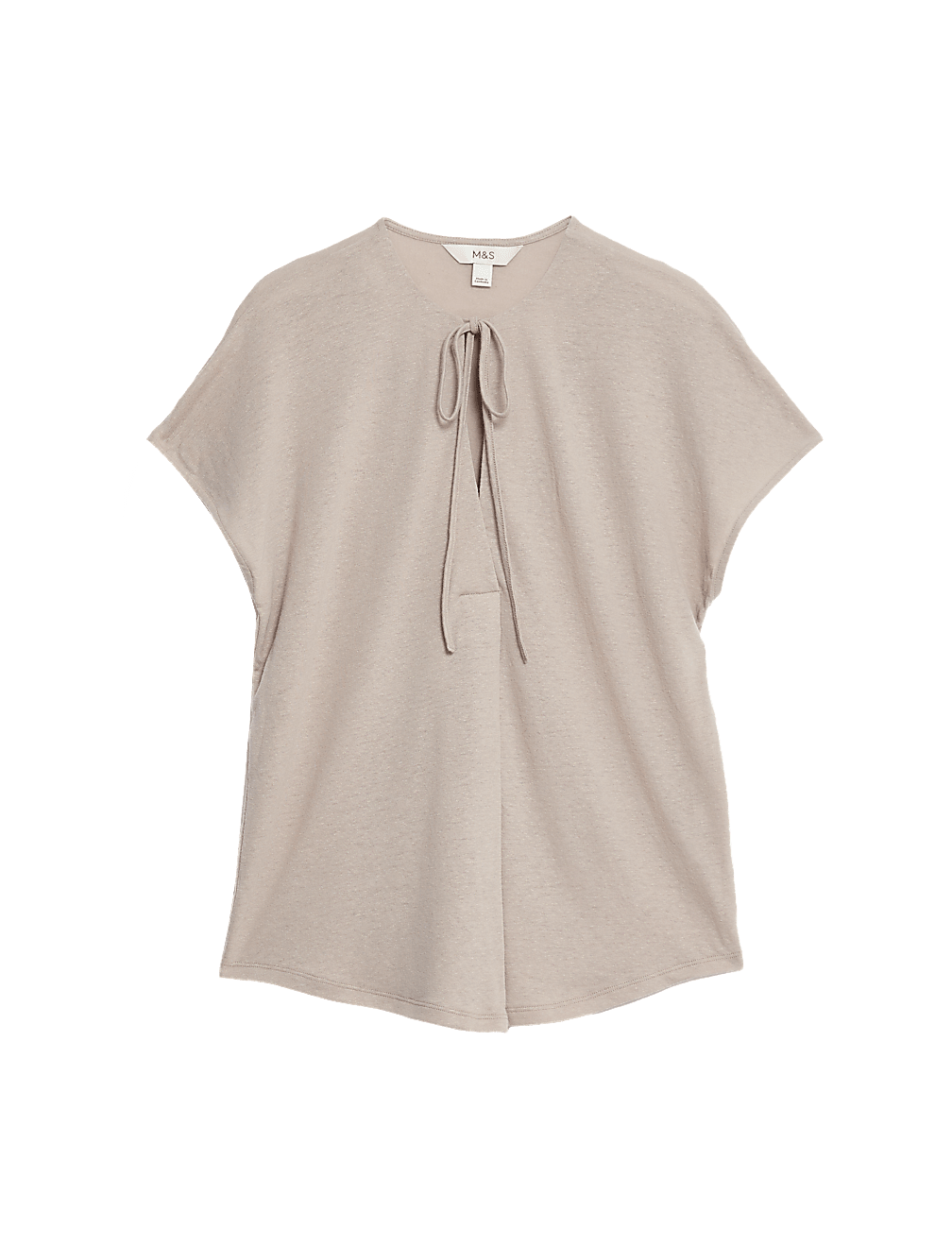 Jersey V-Neck Blouse