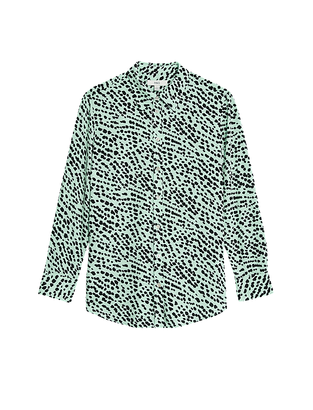Printed Collared Blouse