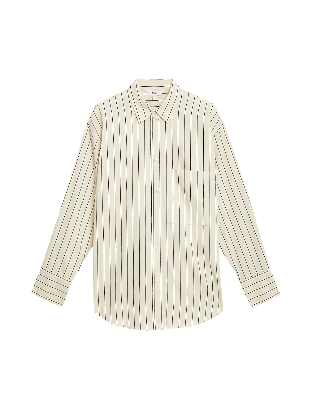 Pure Cotton Striped Button Through Shirt