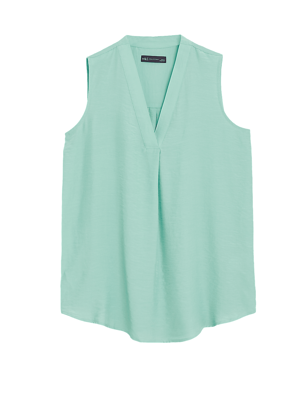 V-Neck Sleeveless Shell Top