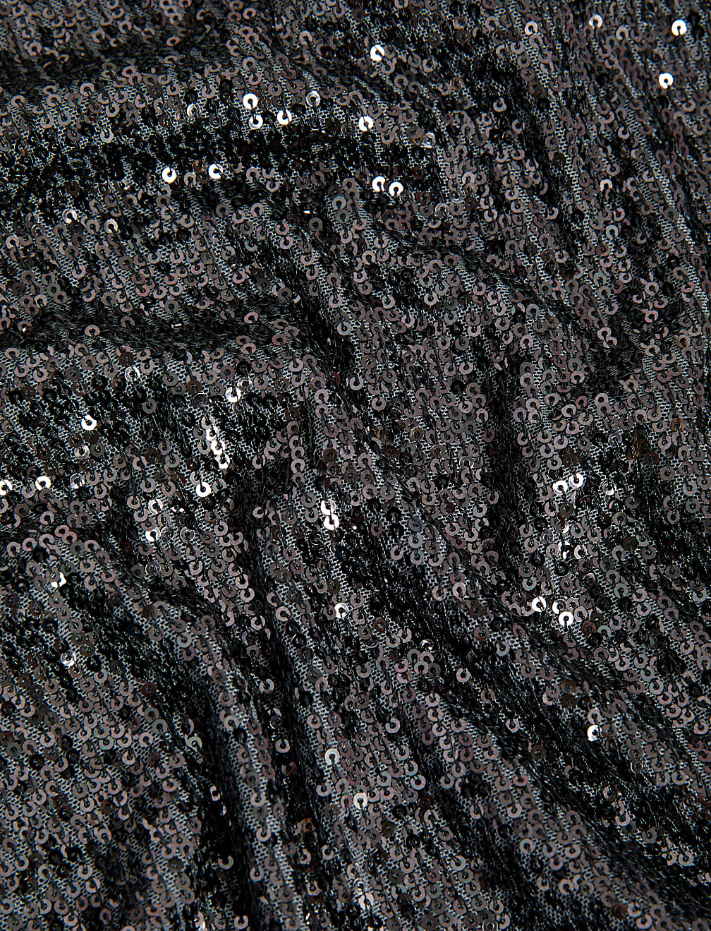 Sequin Round Neck Top