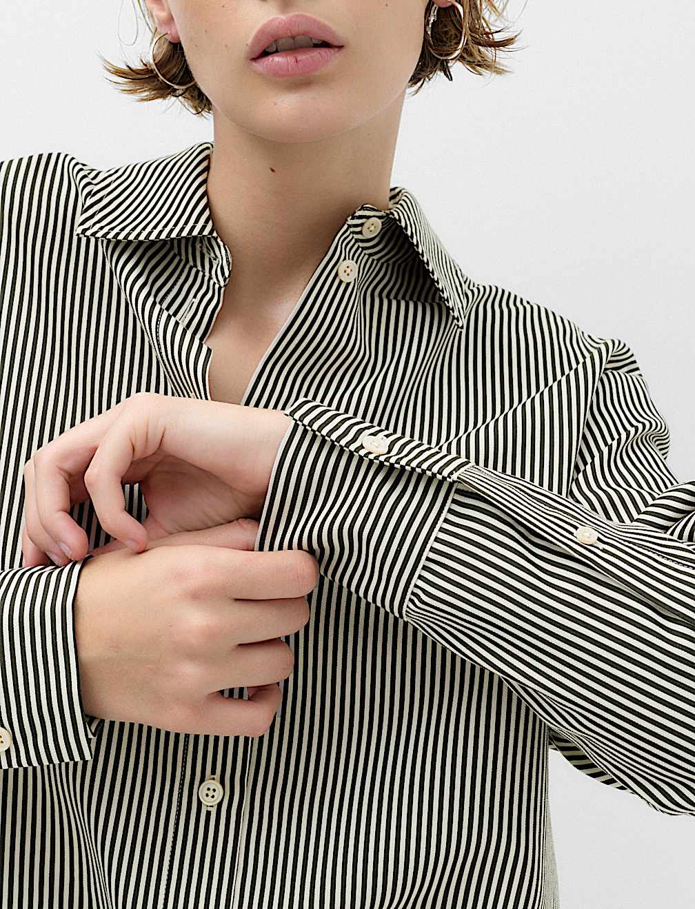 Textured Striped Shirt