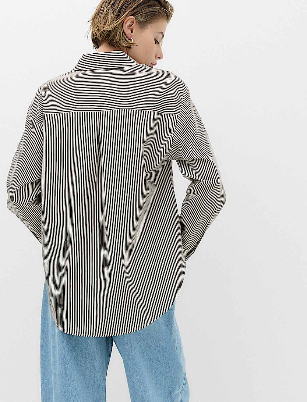Textured Striped Shirt