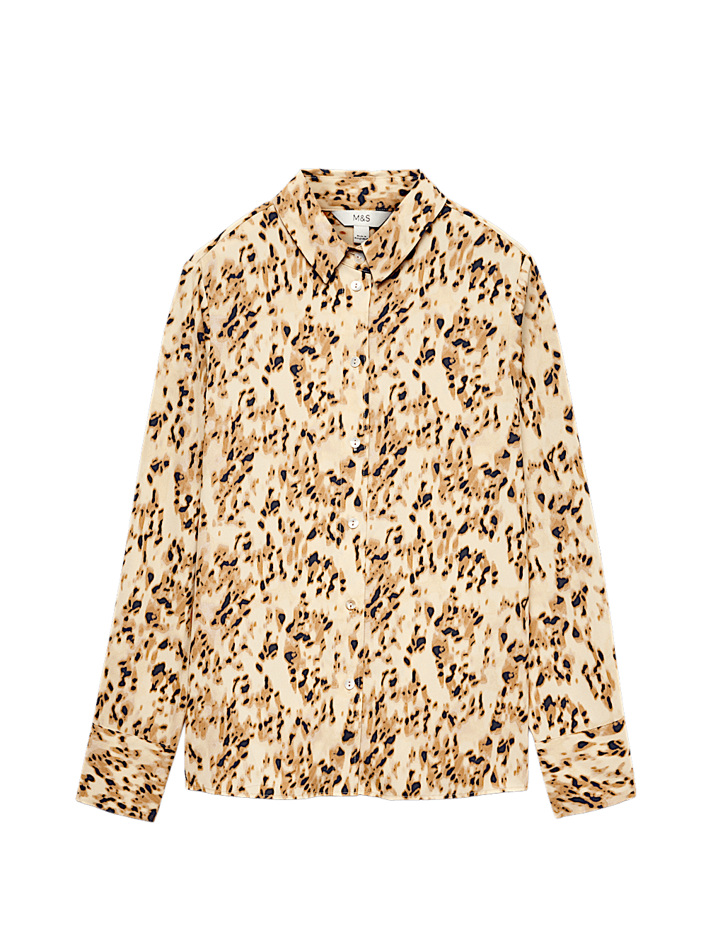 Polka Dot Collared Button Through Shirt