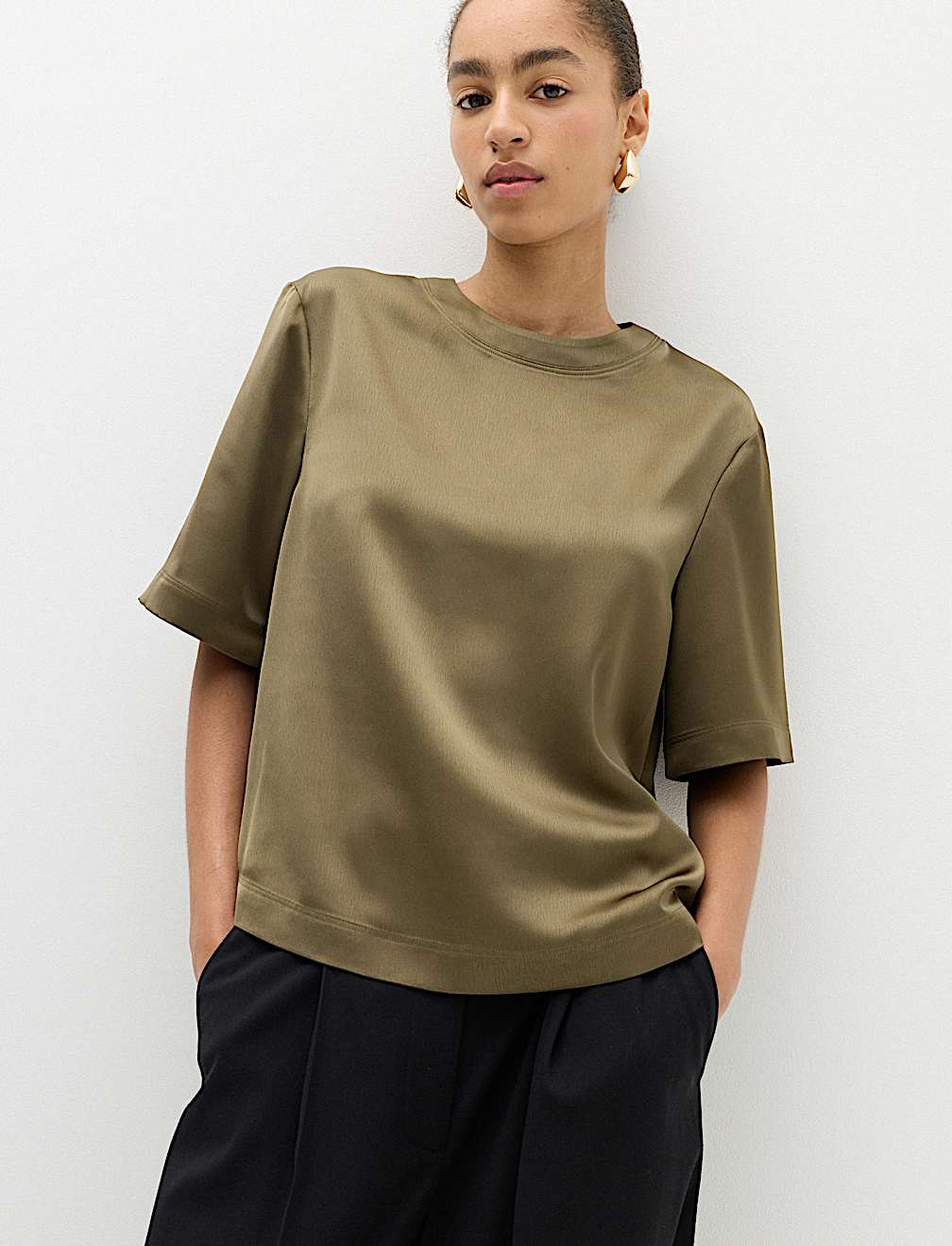 Satin T-Shirt
