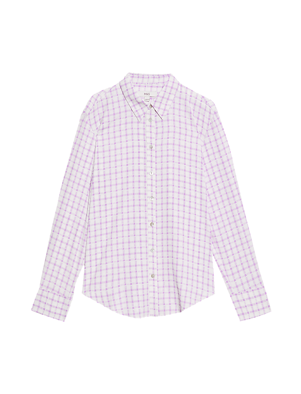 Printed Collared Button Through Shirt