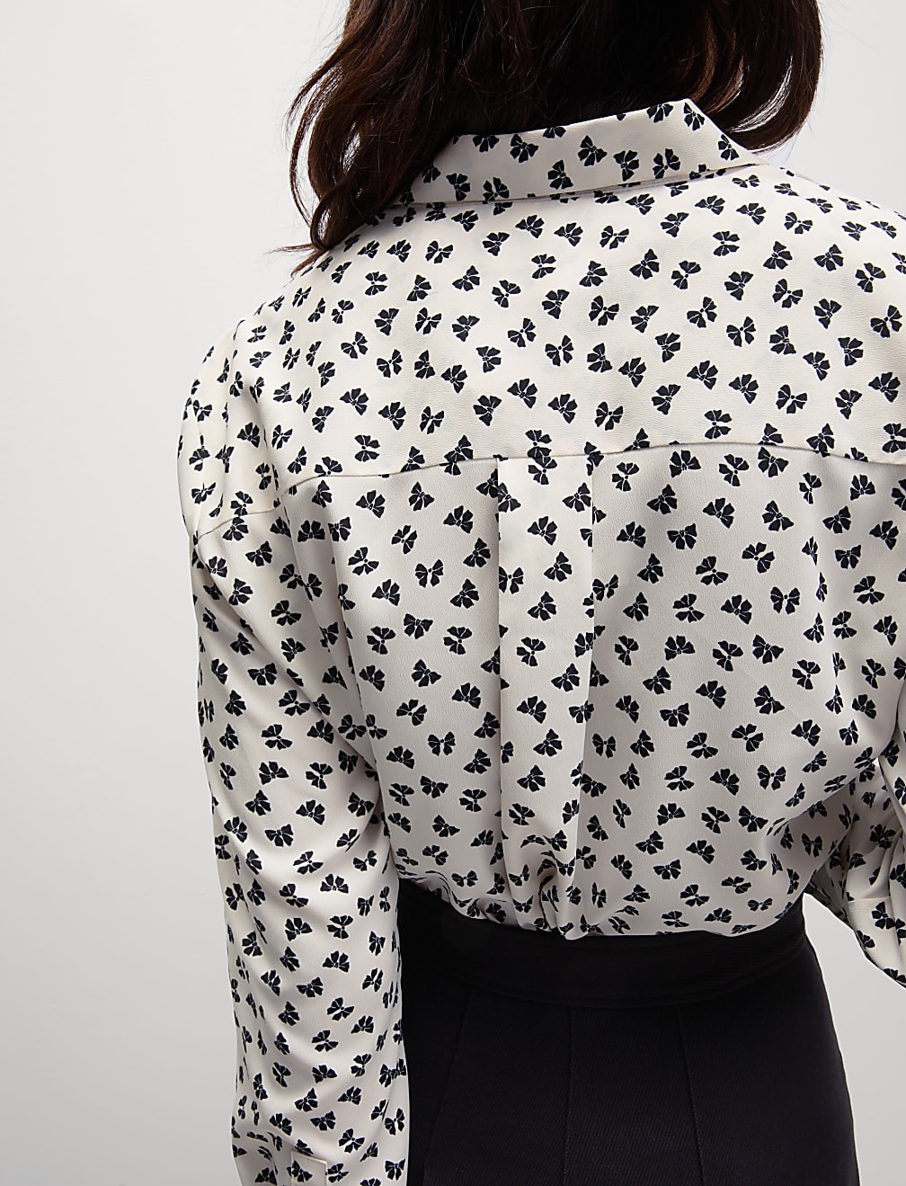 Printed Collared Button Through Shirt