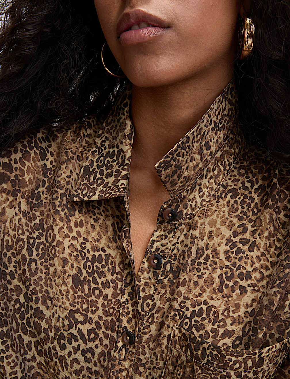 Lyocell Rich Button Through Shirt