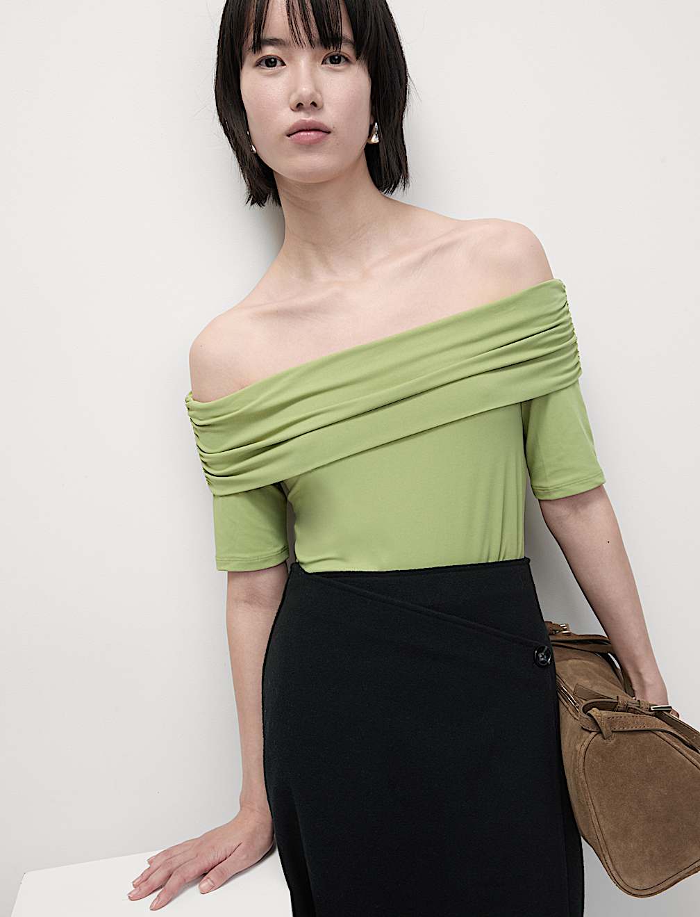 Jersey Bardot Top