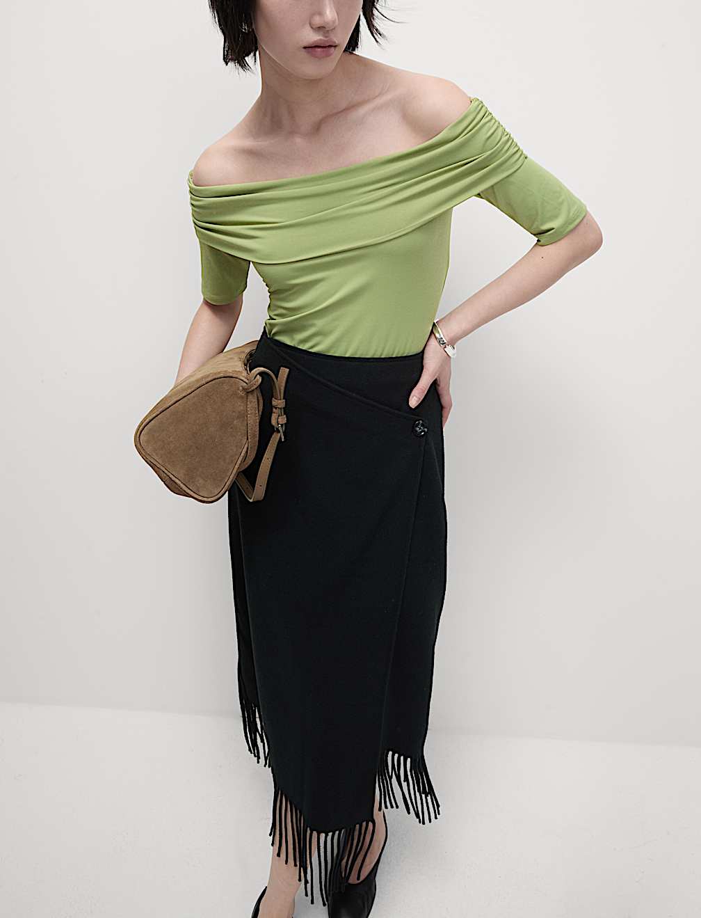Jersey Bardot Top