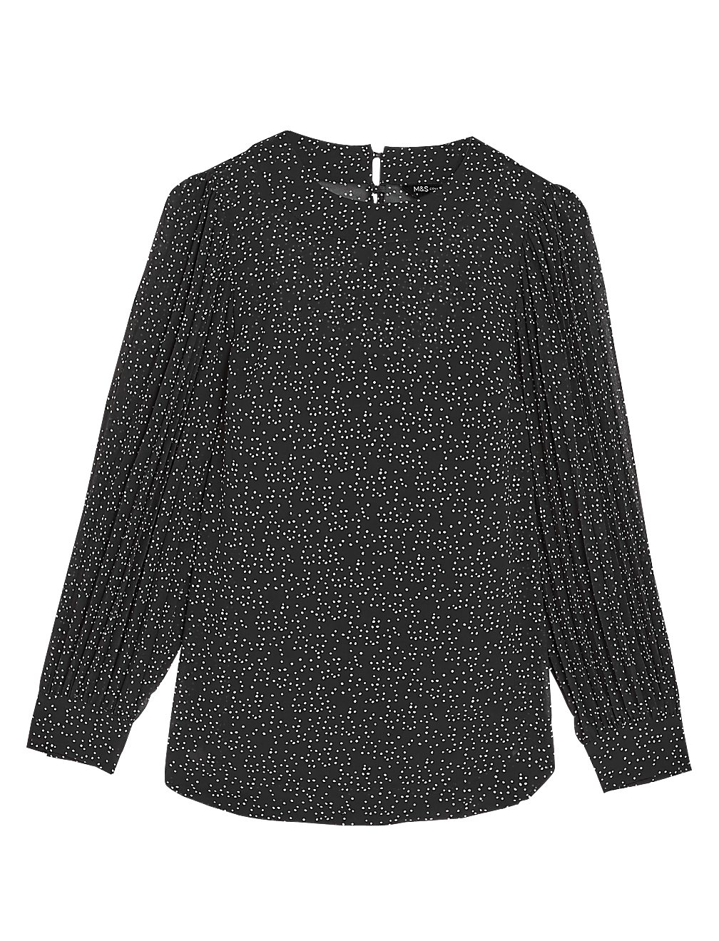 Printed Round Neck Blouse