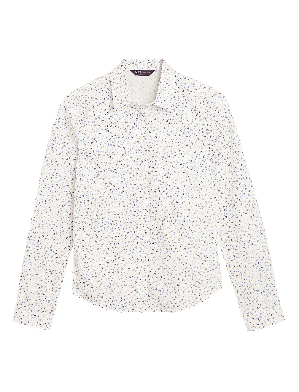 Cotton Ditsy Floral Long Sleeve Shirt