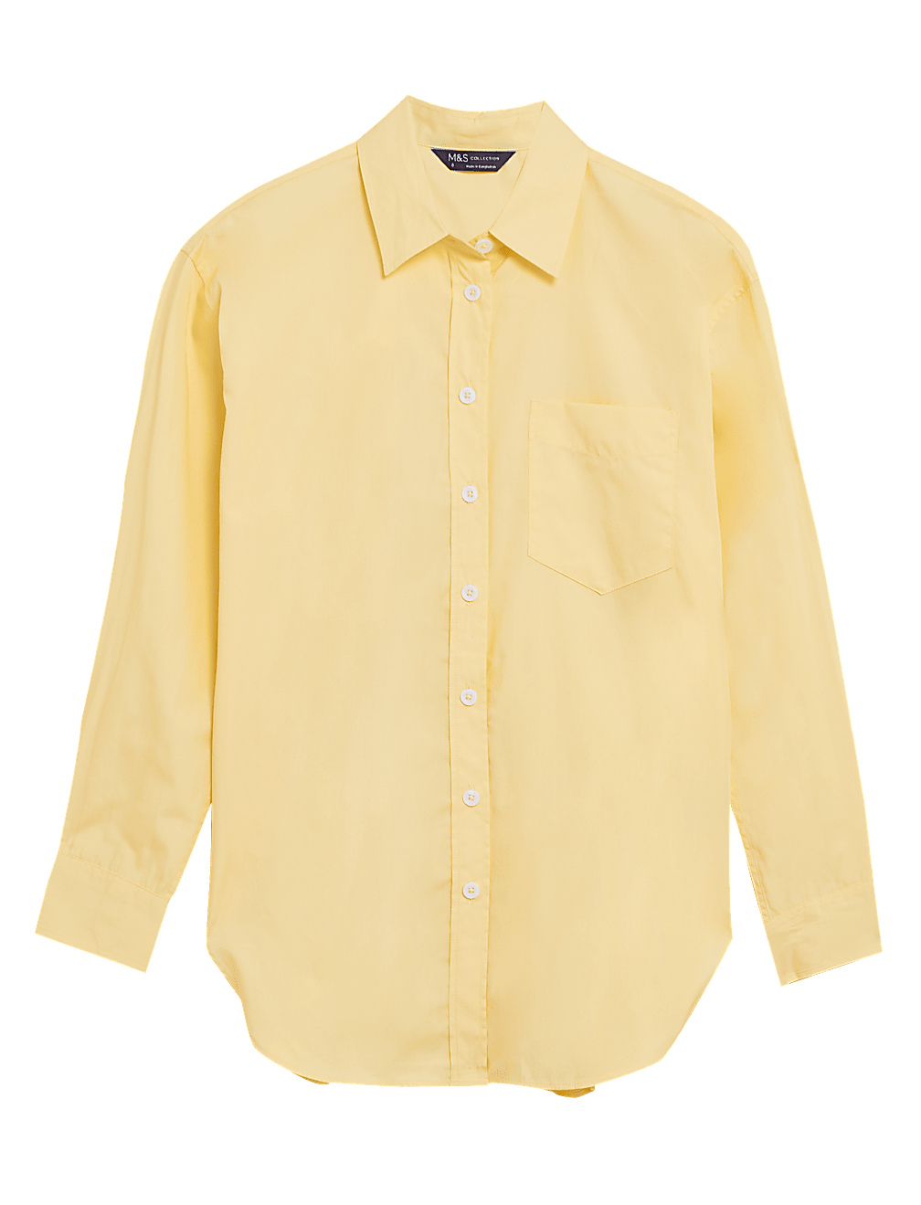 Pure Cotton Oversized Girlfriend Style Shirt