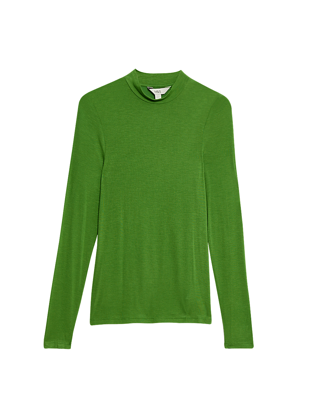 Modal Rich High Neck Regular Fit Top