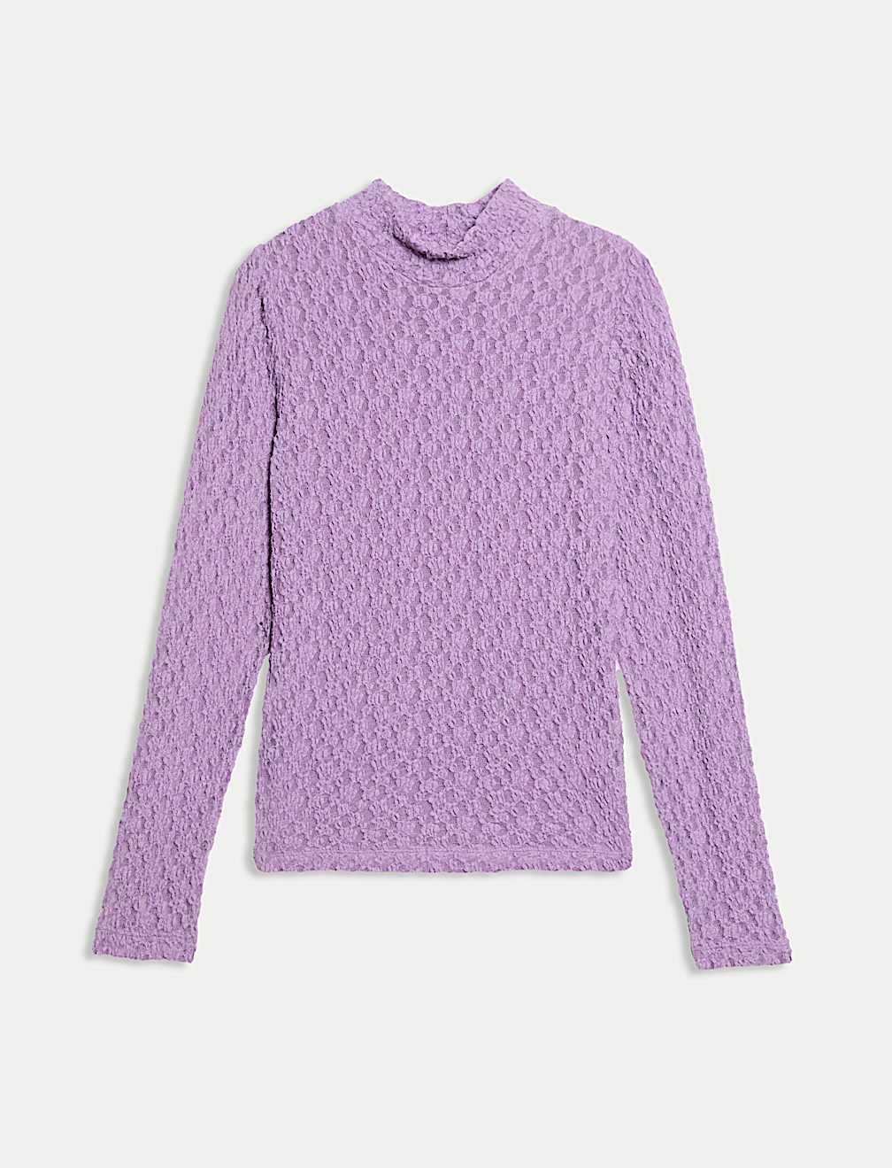 Cotton Blend Lace Top