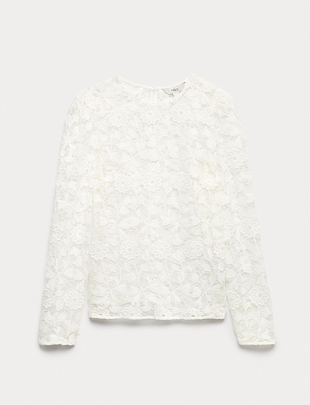 Lace Embroidered Floral Top