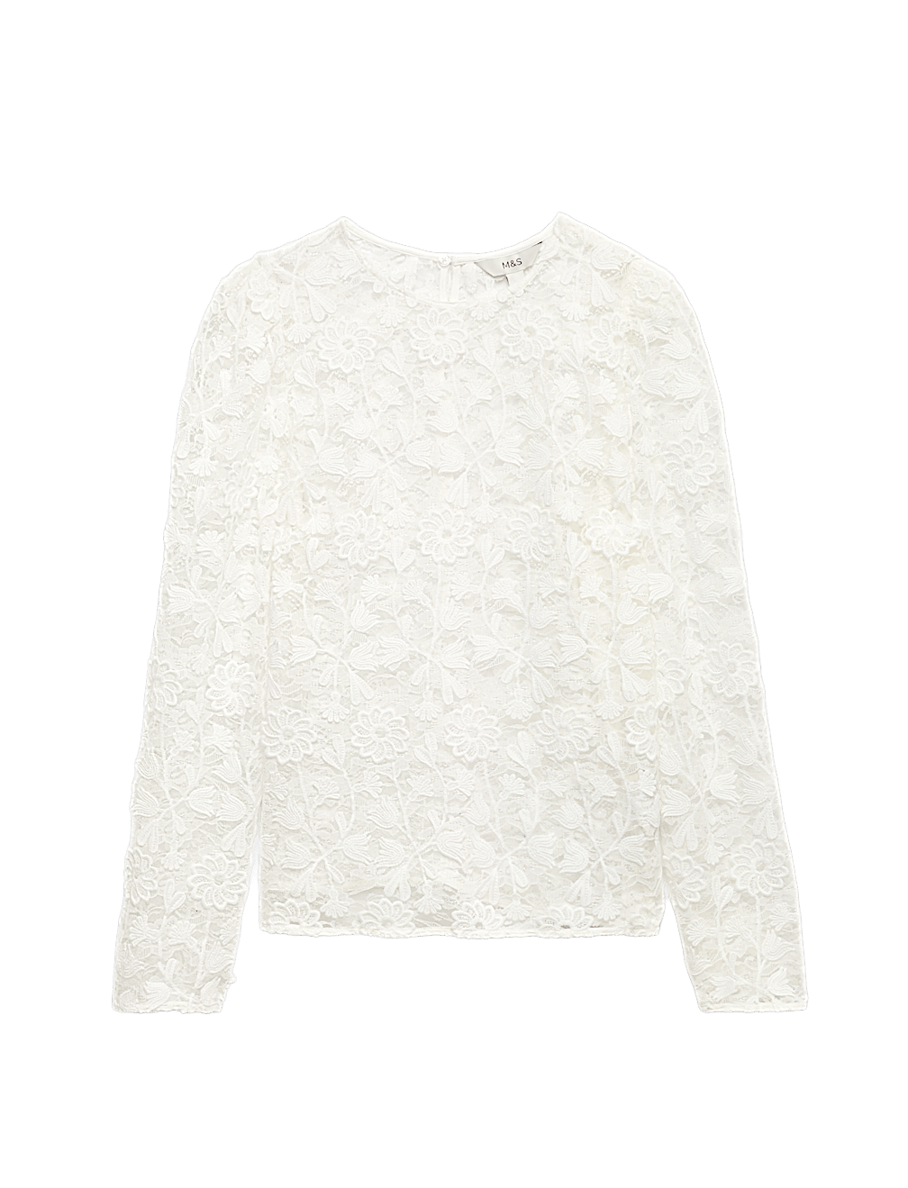 Lace Embroidered Floral Top