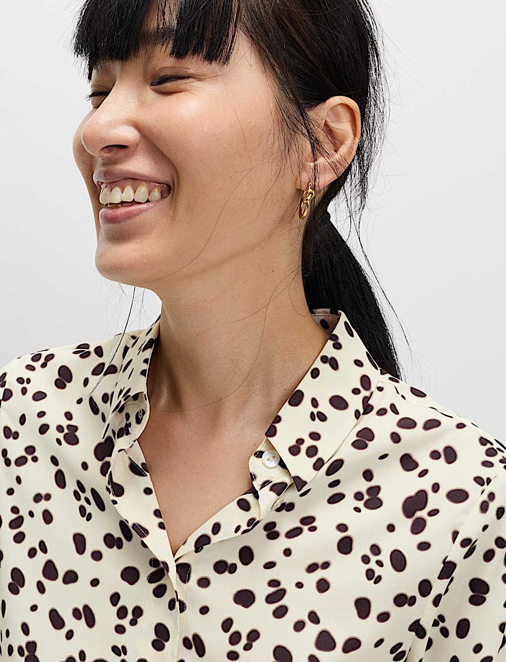 Printed Collared Shirt