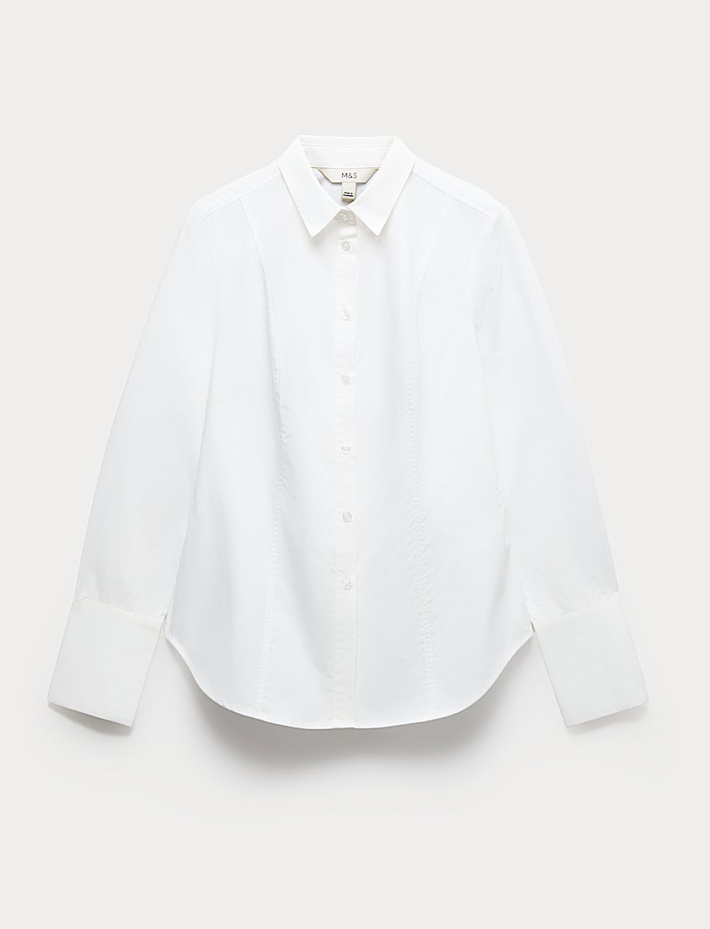 Pure Cotton Back Belt Detail Shirt