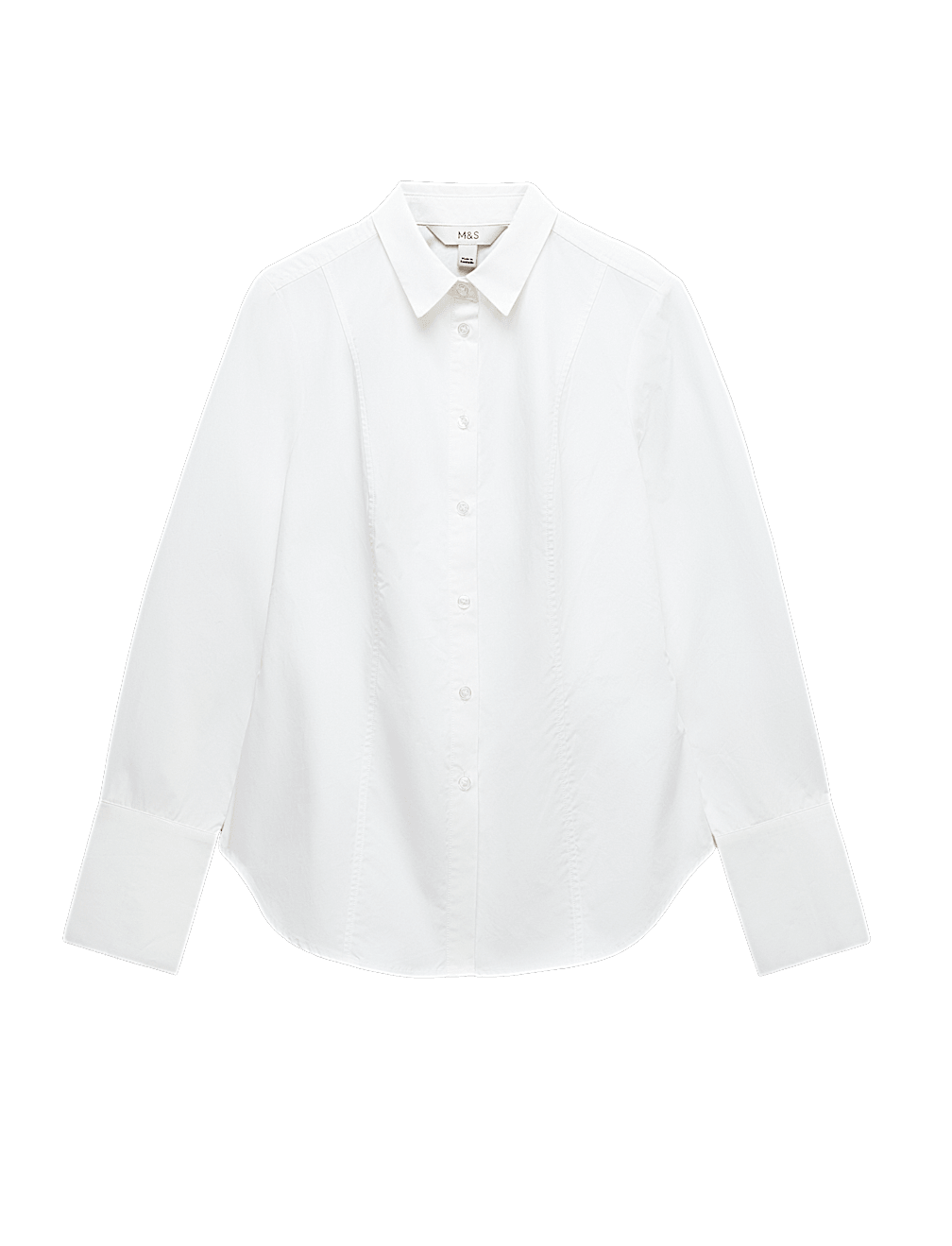 Pure Cotton Back Belt Detail Shirt