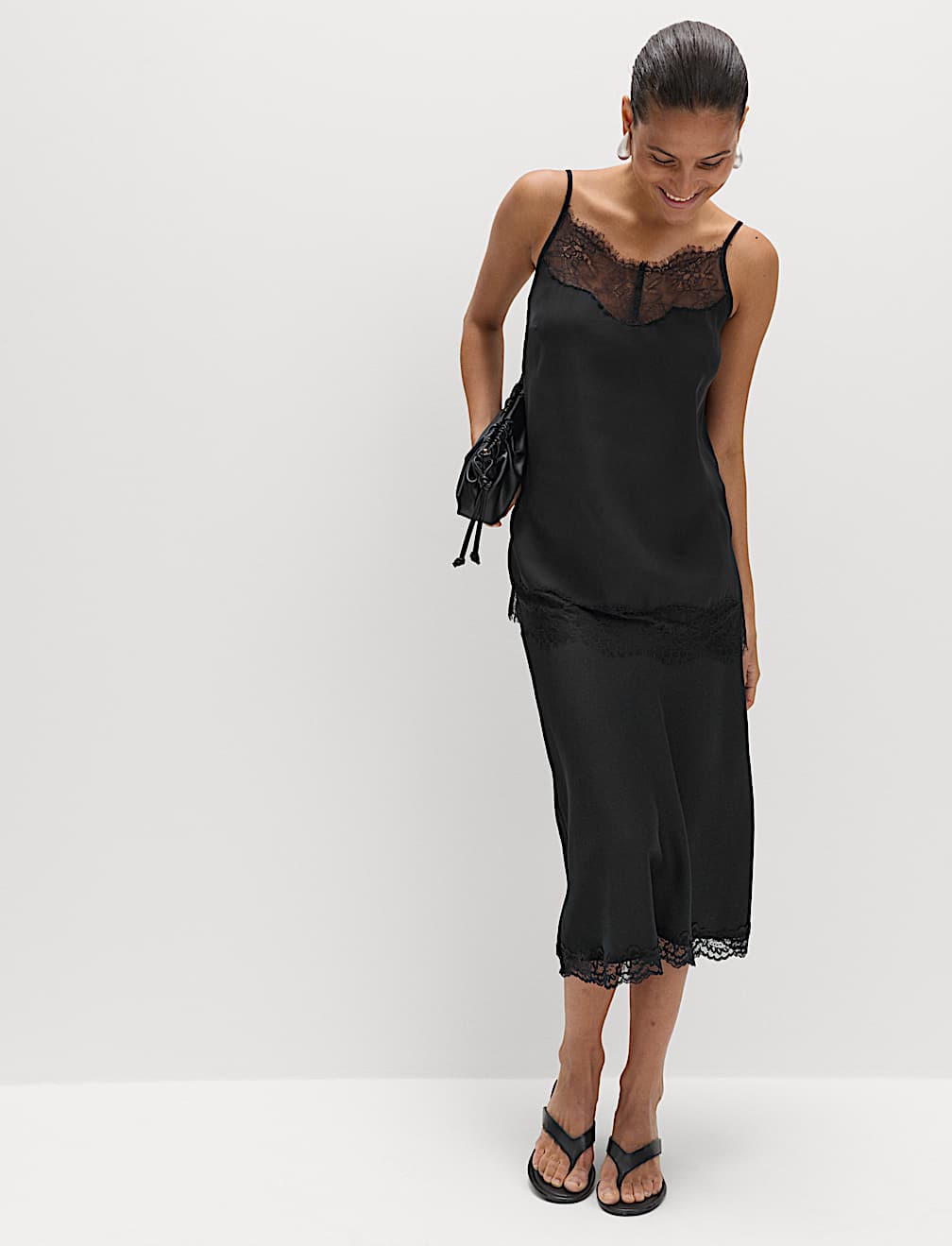 Lace Detail V-Neck Cami Top