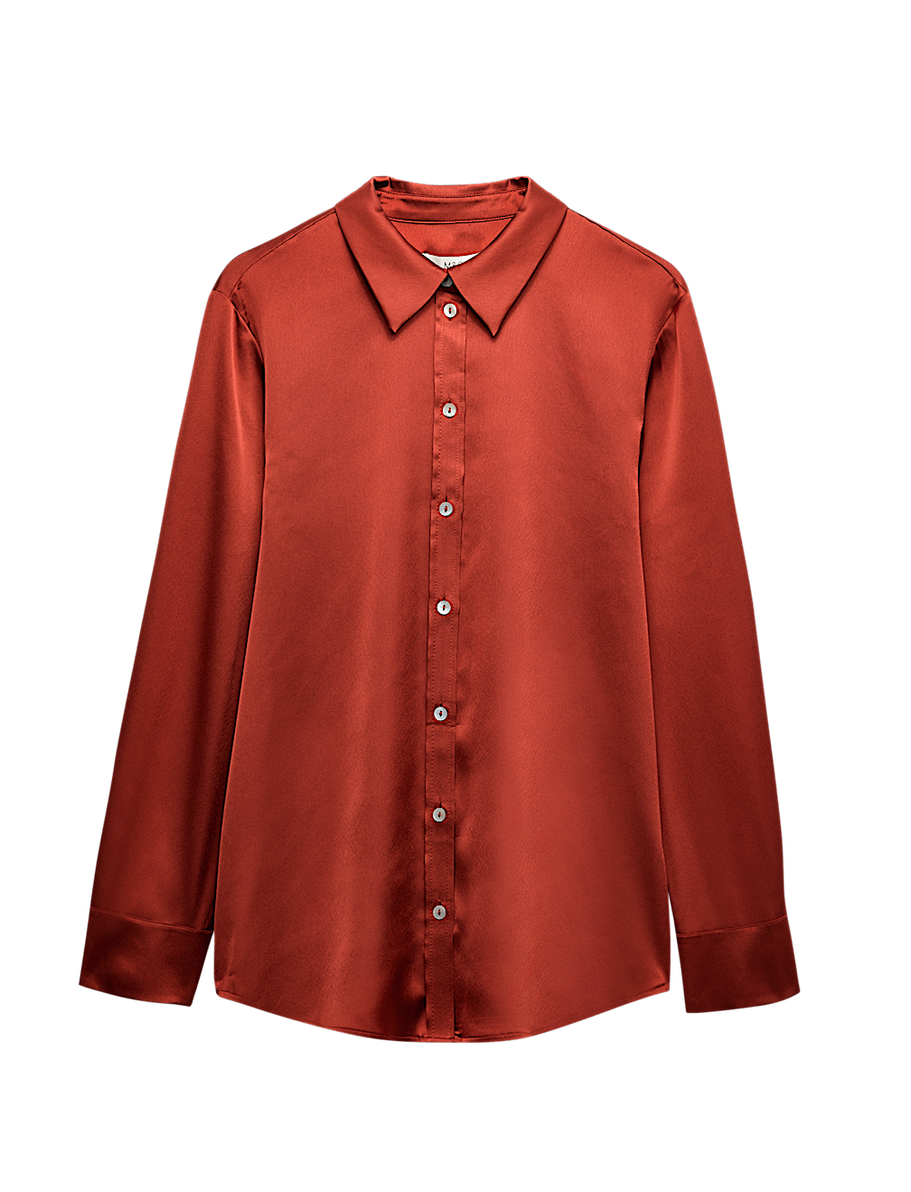 Satin Button Through Shirt