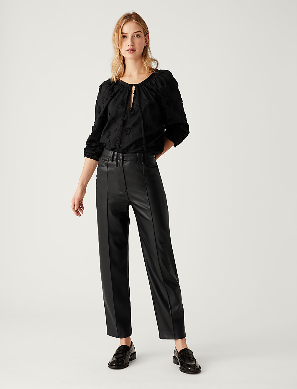 Pure Cotton Embroidered Blouse