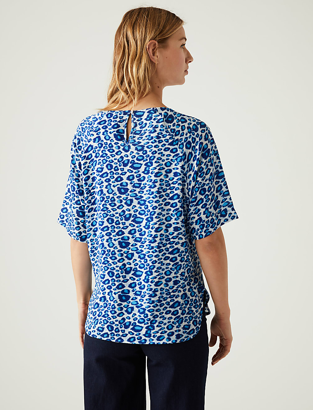 Printed Short Sleeve Top
