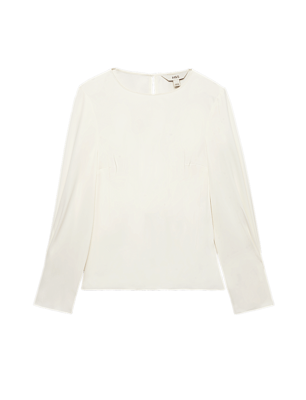 Regular Fit Pleat Detail Top