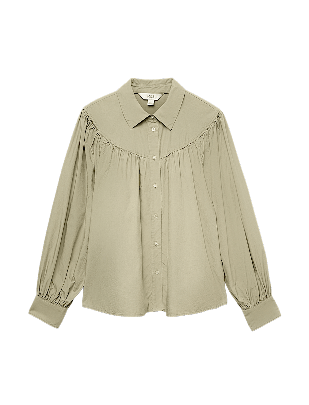 Lyocell Rich Western Style Collared Shirt
