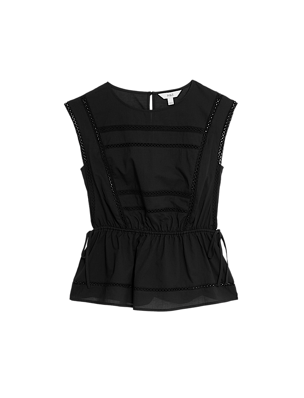 Pure Cotton Tie Waist Vest