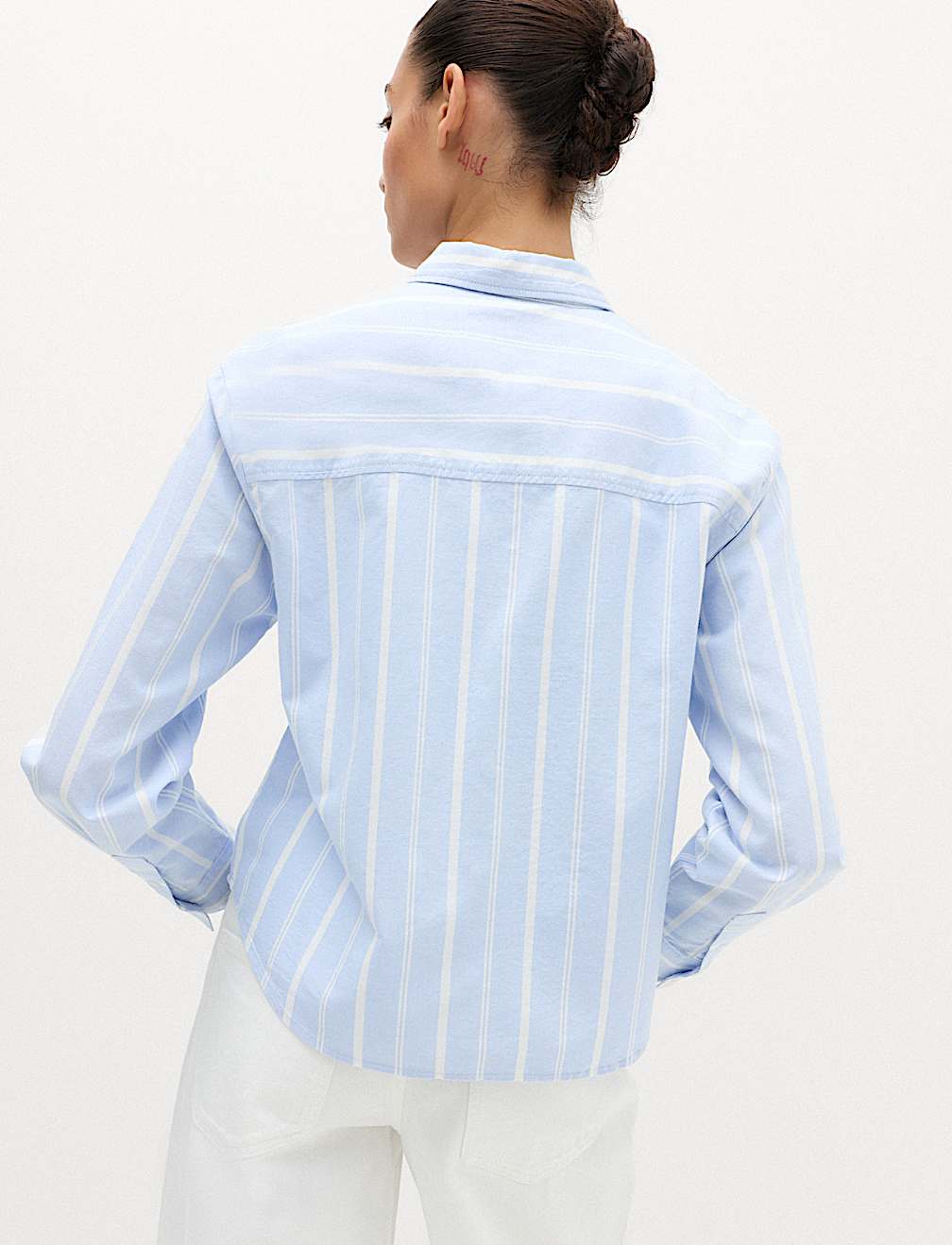 Pure Cotton Striped Oxford Shirt