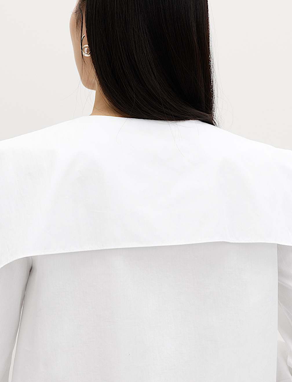 Pure Cotton Collared Blouse