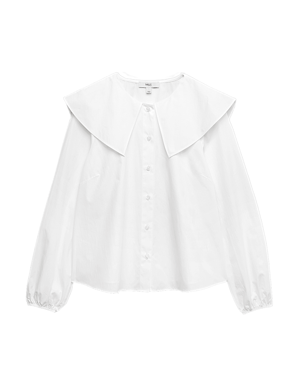Pure Cotton Collared Blouse