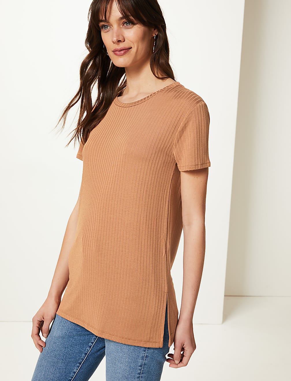 Textured Longline Regular Fit Tunic
