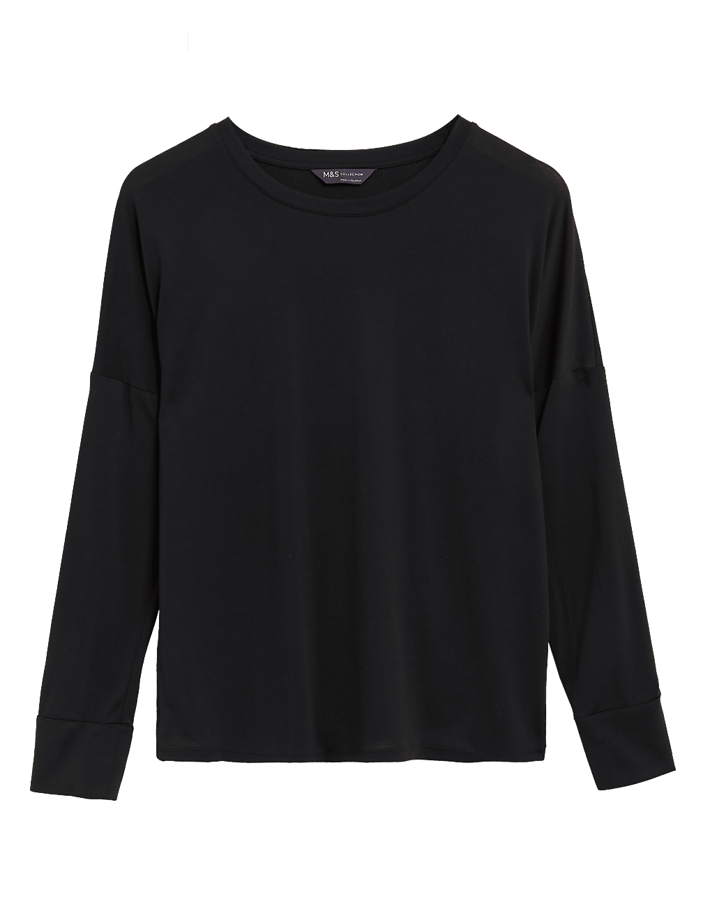 Modal Rich Round Neck Regular Fit Top