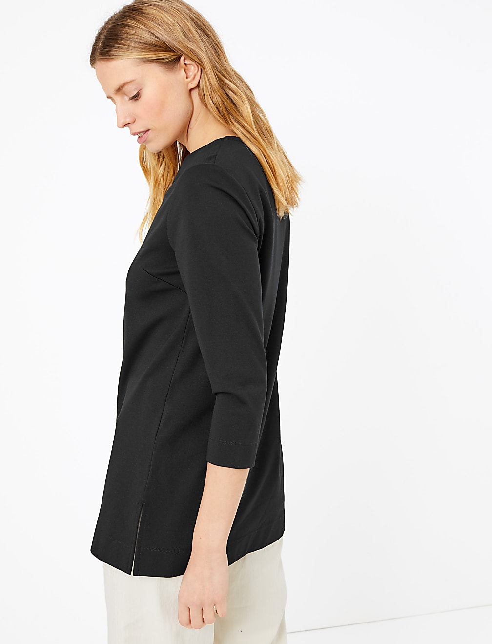 Ponte 3/4 Sleeve Tunic