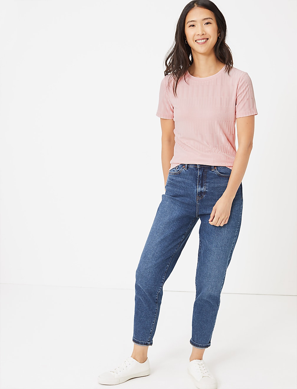 Textured Slim Fit T-Shirt
