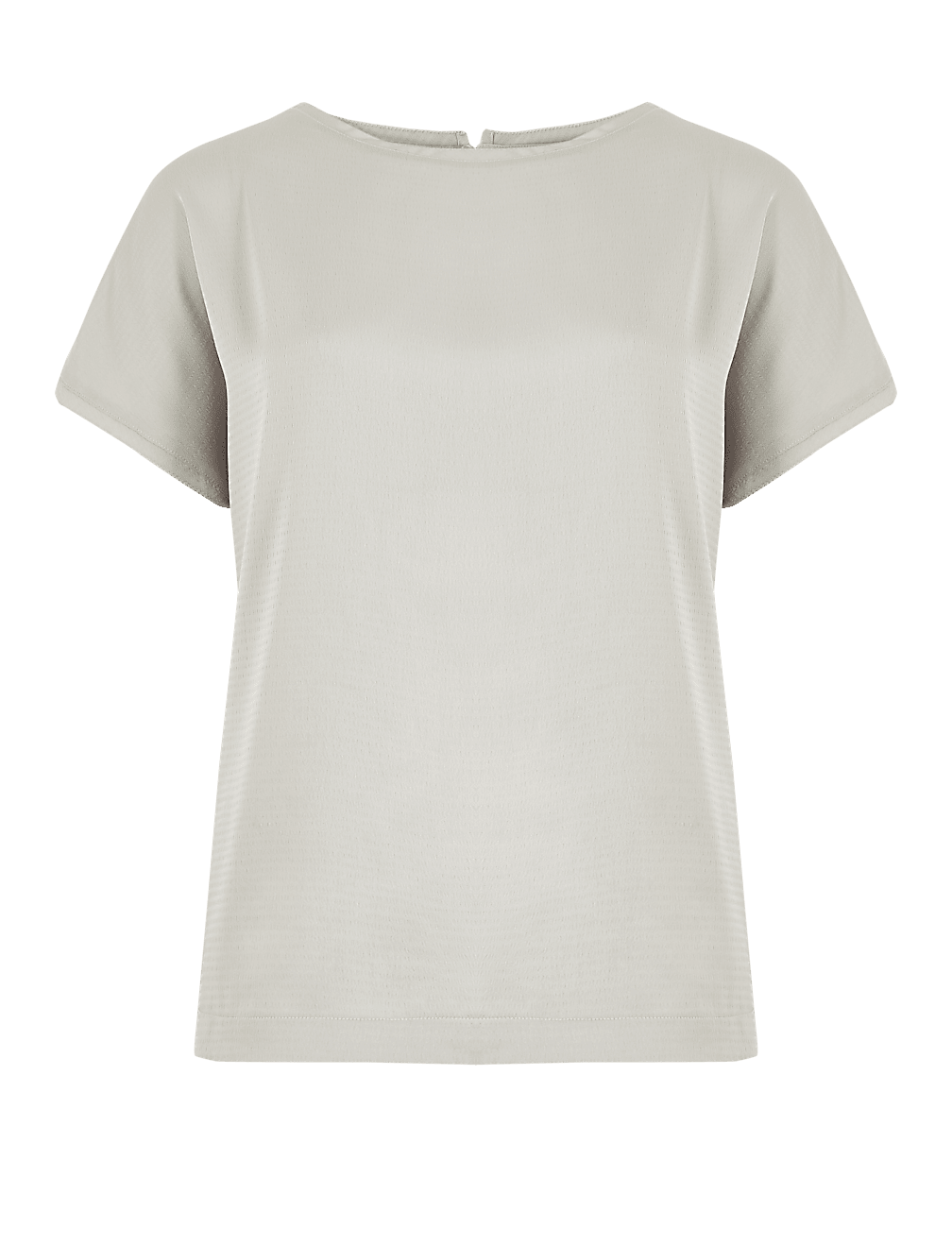Slash Neck Straight Fit Blouse