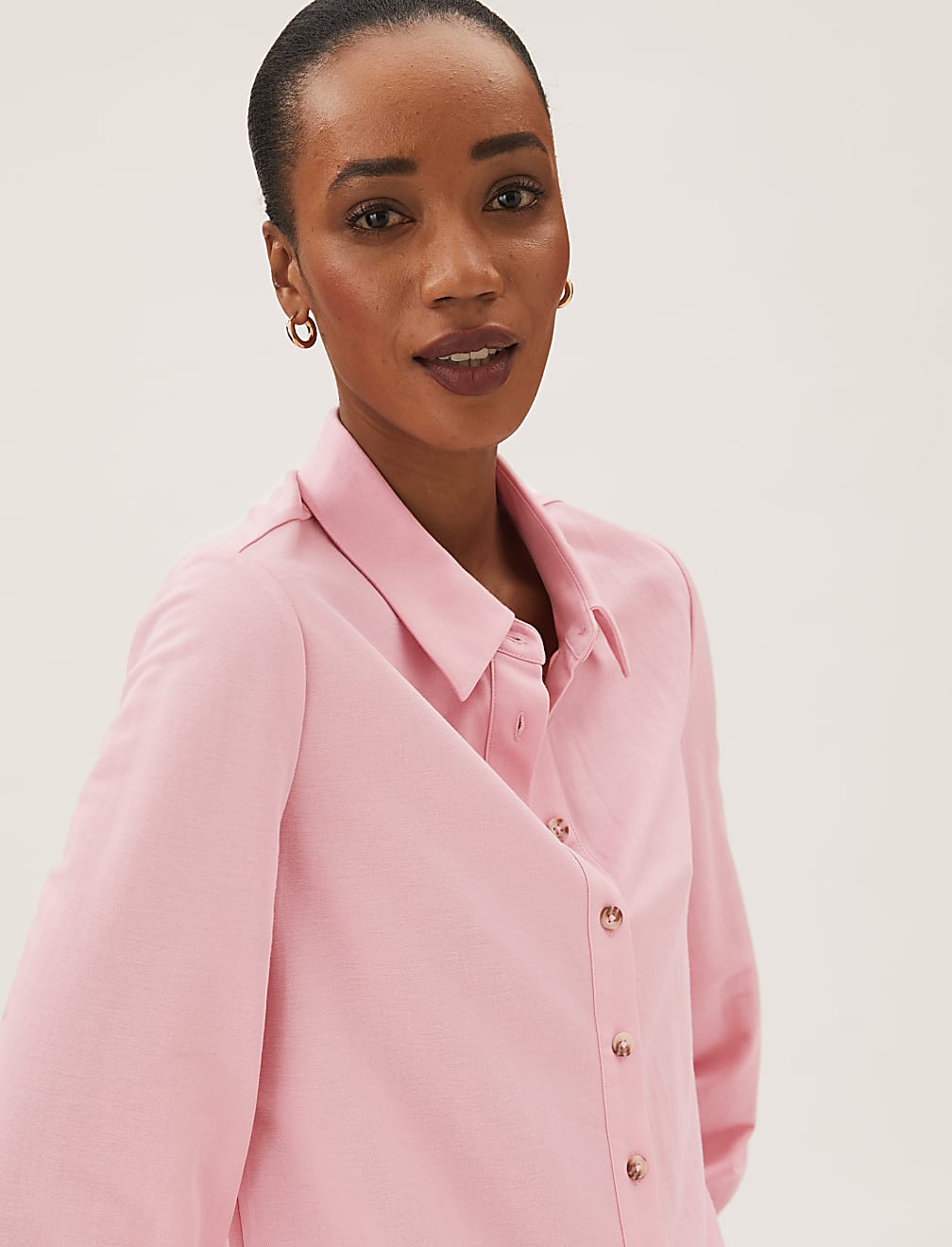 Modal Rich Collared Utility Shirt