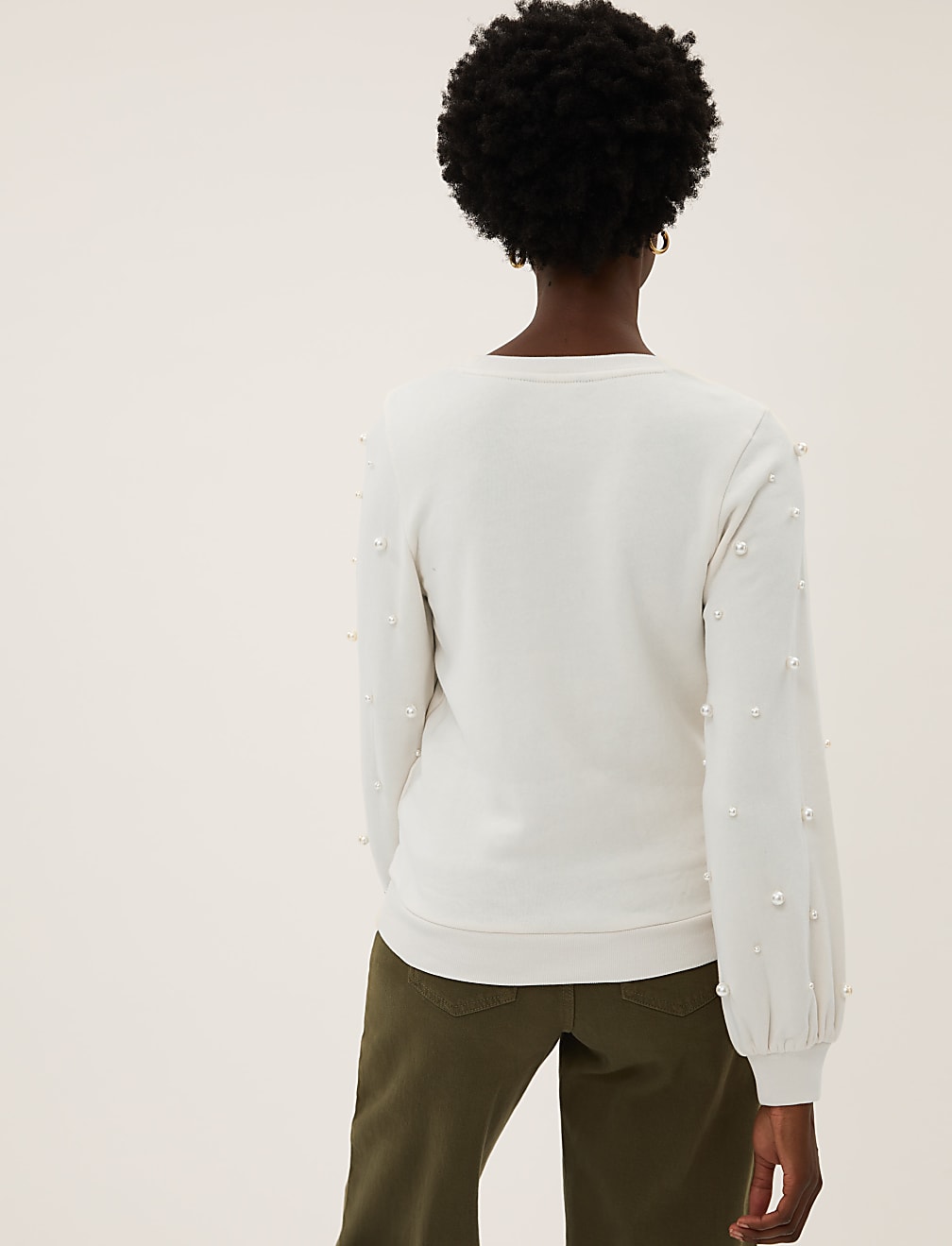 Cotton Rich Pearl Sweatshirt